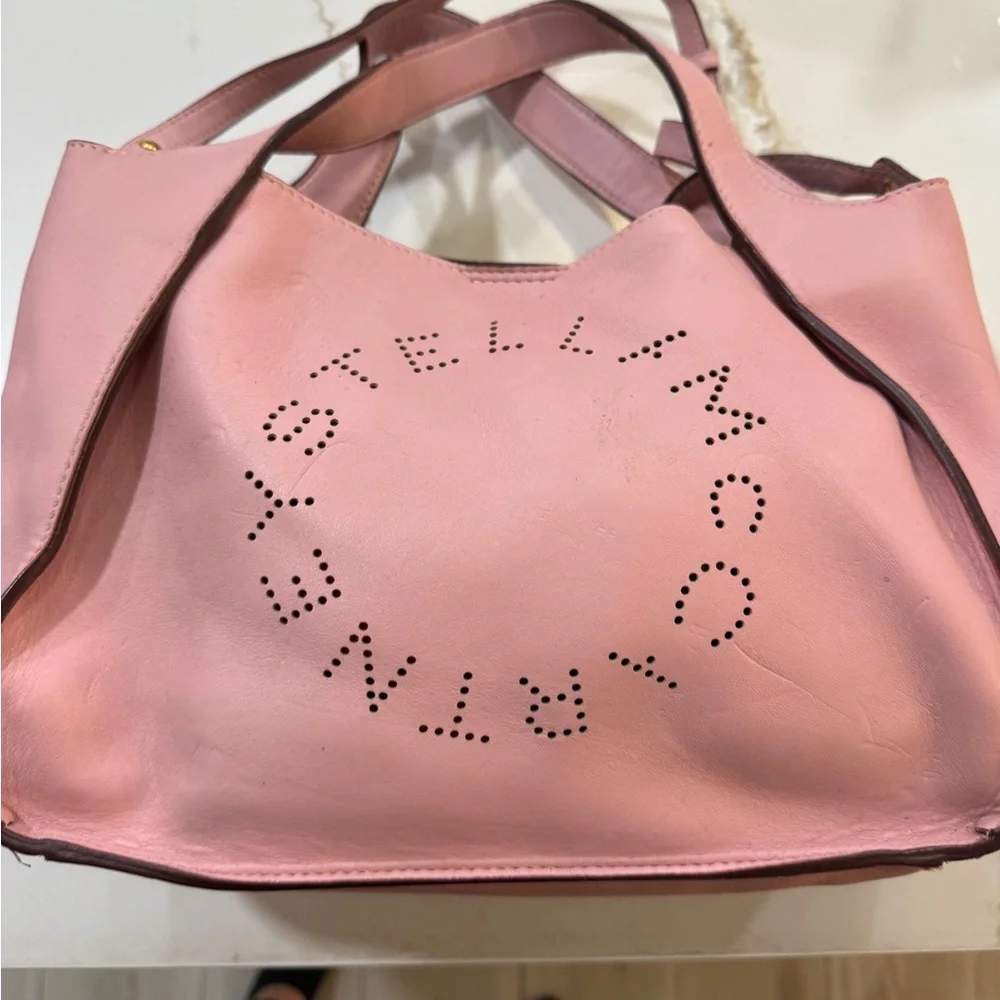 Stella McCartney Logo Tote Bag - Light Pink w/dustbag - Picture 2 of 15